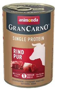 GRANCARNO Single Protein 400 g čisté hovädzie, konzerva pre psov