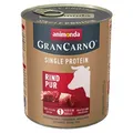 Ďalší obrázok produktu GRANCARNO Single Protein 800 g čisté hovädzie, konzerva pre psov