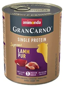 GRANCARNO Single Protein 800 g čisté jahňacie, konzerva pre psov