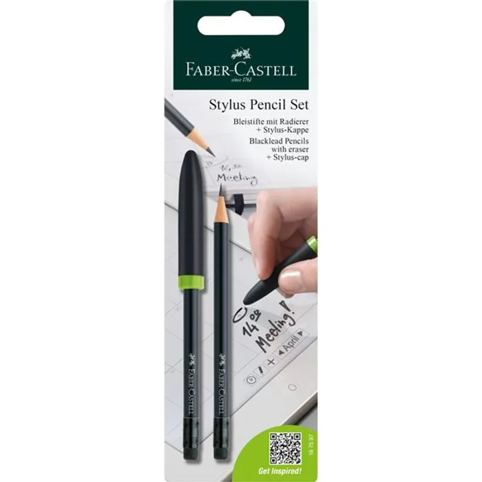 Hlavný obrázok produktu Gratitová tužka Stylus pro dotykové displeje BL 2ks Faber Castell 187597