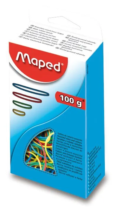 Hlavný obrázok produktu Gumičky, 100 g, mix barev