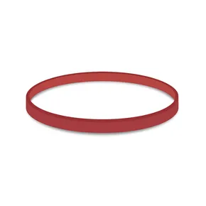 Gumička silná červená 4mm priemer 8cm [1 kg]
