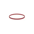 Gumička slabá červená 1mm priemer 6cm [1 kg]