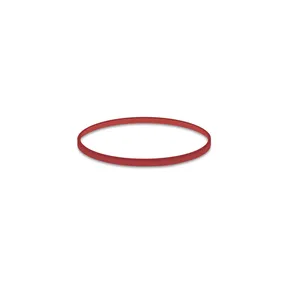 Gumička slabá červená 1mm priemer 6cm [1 kg]