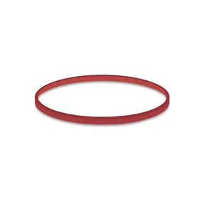 Gumička slabá červená 1mm priemer 6cm [50 g]