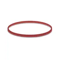 Gumička slabá červená 1mm priemer 8cm [1 kg]