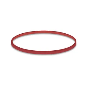 Gumička slabá červená 1mm priemer 8cm [1 kg]