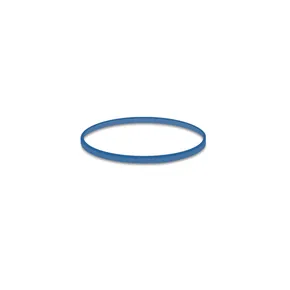 Gumička slabá modrá 1mm priemer 2cm [1 kg]