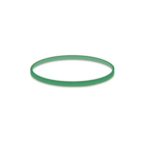 Gumička slabá zelená 1mm priemer 5cm [1 kg]