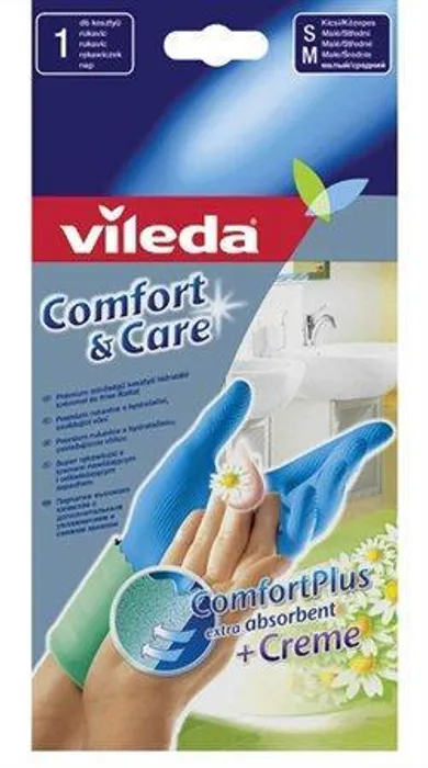 Hlavný obrázok produktu Gumové rukavice, VILEDA "Comfort & Care"
