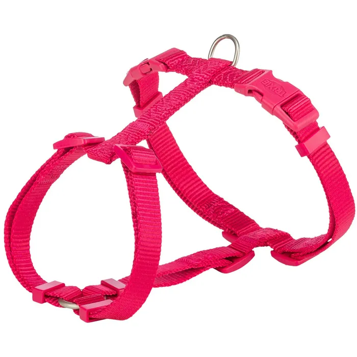 Hlavný obrázok produktu H-postroj PREMIUM, fuchsia L:hruď:60-87cm/25mm