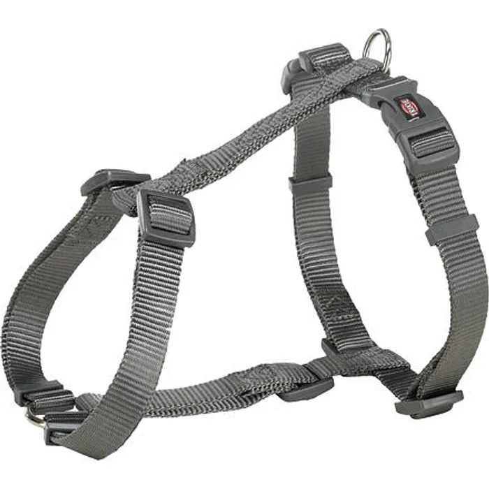 Hlavný obrázok produktu H-postroj PREMIUM - grafit L-XL:hruď:75-120cm/25mm