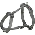 Ďalší obrázok produktu H-postroj PREMIUM - grafit M-L: hruď: 52-75cm/20mm