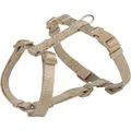 H-postroj PREMIUM, pieskový M-L: hruď: 52-75 cm / 20 mm