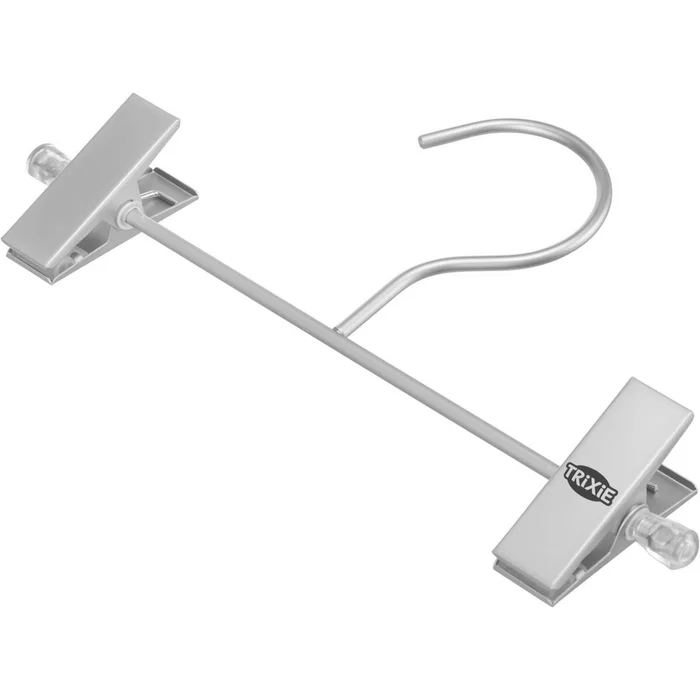 Hlavný obrázok produktu Háček se 2 klipsami, 23 x 11.5 x 3 cm, stříbrná matná
