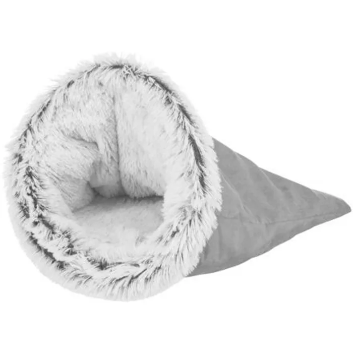 Hlavný obrázok produktu HARVEY extrahebký plyšový pytel, tmavošedá/bílá o 40 × 60 cm