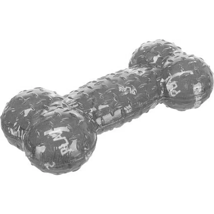 Hlavný obrázok produktu Házecí kost se zvukem, termoplastická guma, šedá (TPR) 17 cm