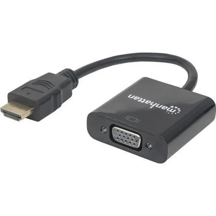 Hlavný obrázok produktu HDMI - VGA adaptér, černá, MANHATTAN