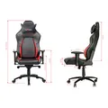 Herné stolička Red Fighter C2, čierna, + slúchadlá Red Fighter H3, PROMO