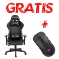 Ďalší obrázok produktu Herné stolička Red Fighter C7, čierna, odnímateľné  vankúšiky, + myš Marvo G942, PROMO