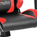 Herné stolička Red Fighter C8, čierno-červená, + sada 4v1 CM370 PROMO, RGB podsvietenie