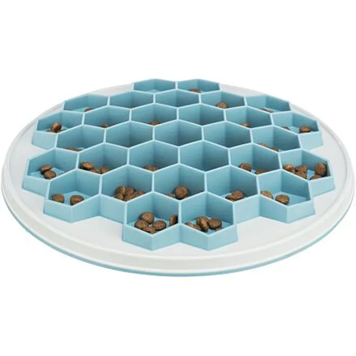 Hlavný obrázok produktu HIVE, talíř k pomalému krmení, o 30 cm, plast/TRP/TPE, šedá/modrá