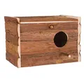 Hniezdiaca búdka z prírodného dreva pre korely 30x20x20 cm