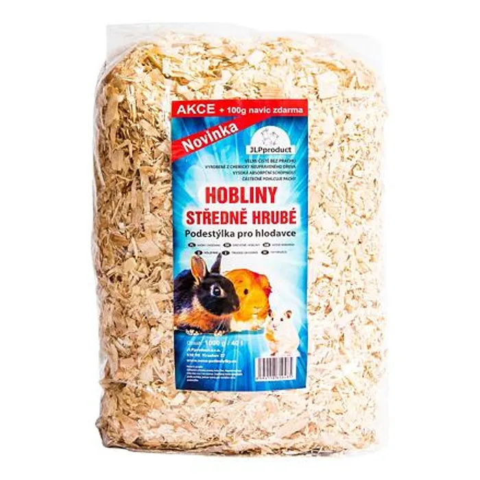 Hlavný obrázok produktu Hoblinová podestýlka středně hrubá 1 kg