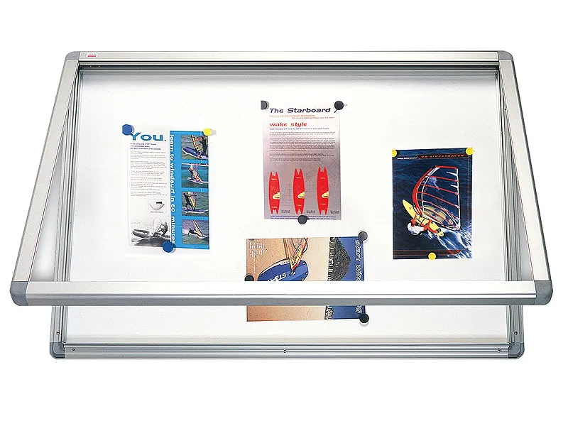 Hlavný obrázok produktu Horizontální vitrina 150x100cm, zámek, lakovaný vnitřek - magnetická