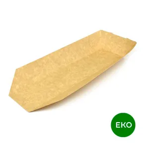Hot dog EKO otvorený, kraft, 250 x 60 x 40 mm, [50 ks]