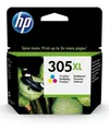 HP originál ink 3YM63AE, HP 305XL, Tri-colour, HP 305XL, High yield, HP DeskJet 2300, 2710, 2720, Plus 4100