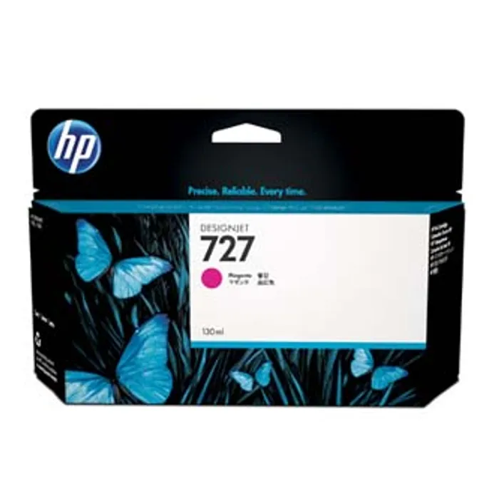 Hlavný obrázok produktu HP originální ink B3P20A, HP 727, magenta, 130ml, HP DesignJet T1500, T2500, T920