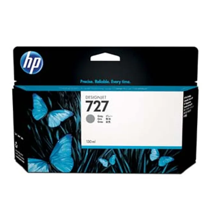 Hlavný obrázok produktu HP originální ink B3P24A, HP 727, gray, 130ml, HP DesignJet T1500, T2500, T920