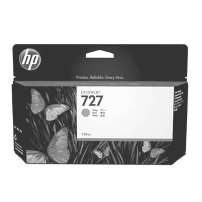 Hlavný obrázok produktu HP originální ink B3P24A, HP 727, gray, 130ml, HP DesignJet T1500, T2500, T920
