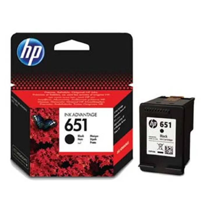 Hlavný obrázok produktu HP originální ink C2P10AE, HP 651, black, 600str., HP DeskJet IA 5645, 5575, Officejet 20