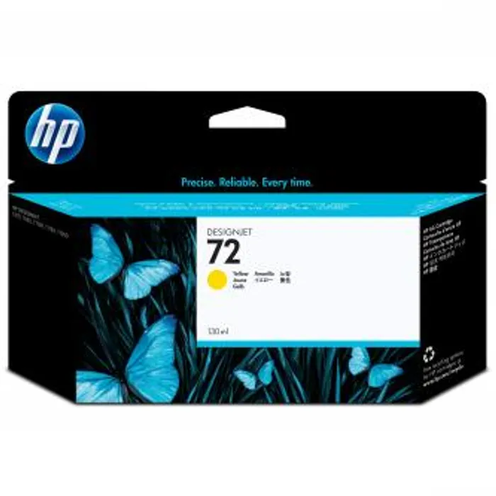 Hlavný obrázok produktu HP originální ink C9373A, HP 72, yellow, 130ml, HP Designjet T1100, T770