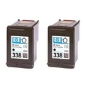 HP originál ink CB331EE, HP 338, black, 900 (2x450)str., 2x11ml, HP 2-pack +  paper 2-Pack, C8765EE, PSC-1610, OJ-6210, DeskJet 68