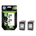 HP originál ink CB331EE, HP 338, black, 900 (2x450)str., 2x11ml, HP 2-pack +  paper 2-Pack, C8765EE, PSC-1610, OJ-6210, DeskJet 68