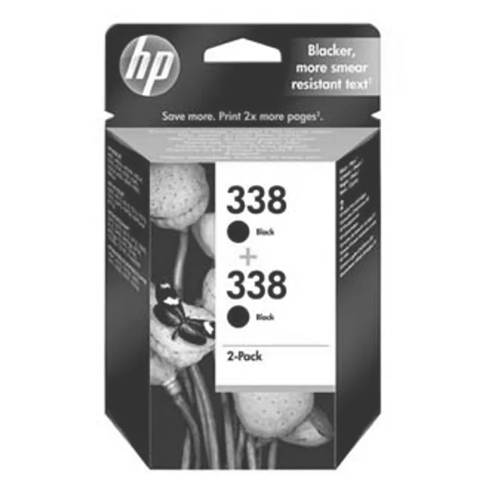 Hlavný obrázok produktu HP originální ink CB331EE, HP 338, black, 900 (2x450)str., 2x11ml, HP 2-Pack, C8765EE, PS