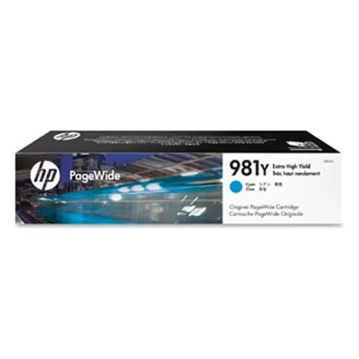Hlavný obrázok produktu HP originální ink L0R13A, HP 981Y, cyan, 16000str., 185ml, extra high capacity, HP PageWi