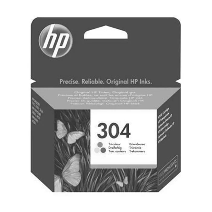Hlavný obrázok produktu HP originální ink N9K05AE, HP 304, Tri-color, 100str., HP DeskJet 2620,2630,2632,2633,372