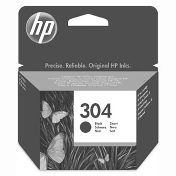 Hlavný obrázok produktu HP originální ink N9K06AE, HP 304, black, 120str., HP DeskJet 2620,2630,2632,2633,3720,37