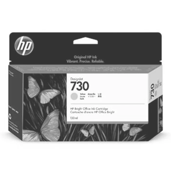 Hlavný obrázok produktu HP originální ink P2V64A, HP 730, yellow, 130ml, HP HP DESIGNJET T1600 SERIES,1700 SERIES