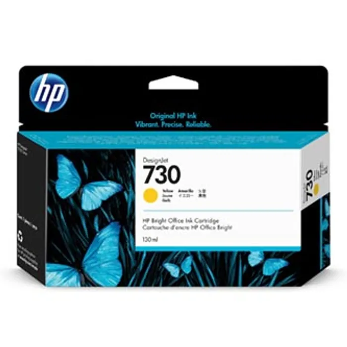 Hlavný obrázok produktu HP originální ink P2V64A, HP 730, yellow, 130ml, HP HP DESIGNJET T1600 SERIES,1700 SERIES