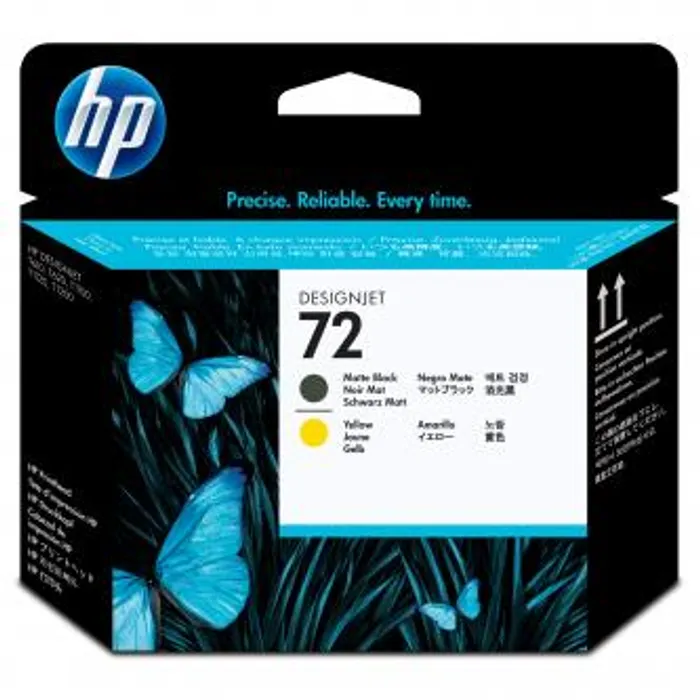 Hlavný obrázok produktu HP originální tisková hlava C9384A, HP 72, matte black/yellow, HP Designjet T1100, T770