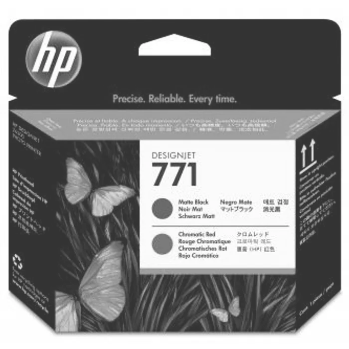 Hlavný obrázok produktu HP originální tisková hlava CE017A, HP 771, matte black/chromatic red, HP HP Designjet Z6