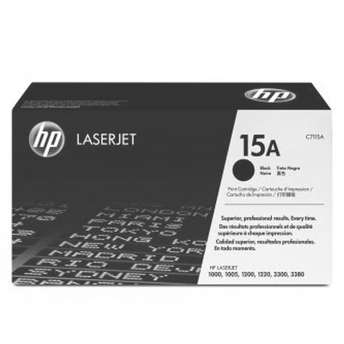 Hlavný obrázok produktu HP originální toner C7115A, black, 2500str., HP 15A, HP LaserJet 1000, 1200, 1200n, 1220,