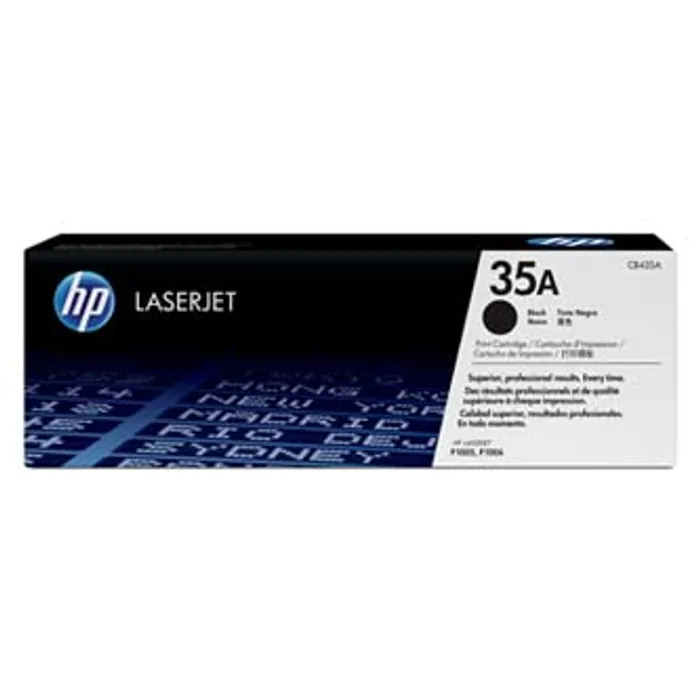 Hlavný obrázok produktu HP originální toner CB435A, black, 1500str., HP 35A, HP LaserJet P1005, 1006, O