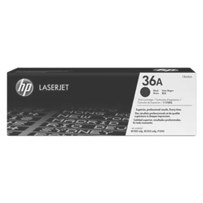Hlavný obrázok produktu HP originální toner CB436A, black, 2000str., HP 36A, HP LaserJet P1505, M1522n, nf MFP, O