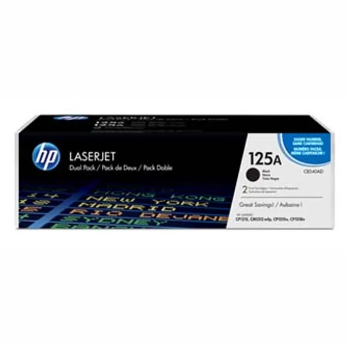Hlavný obrázok produktu HP originální toner CB540AD, black, 2200str., HP 125A, HP Color LaserJet CP1215, 1515, 15